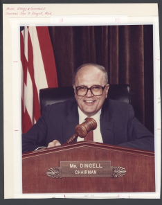 Representative John D. Dingell, Jr., Chairman of the Subcommittee on Fisheries and Wildlife Conservation and the Environment. Collection of the U.S. House of Representatives.