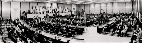 The CITES conference in Washington, March 1973. Photograph by the U.S. Department of State, 1973.